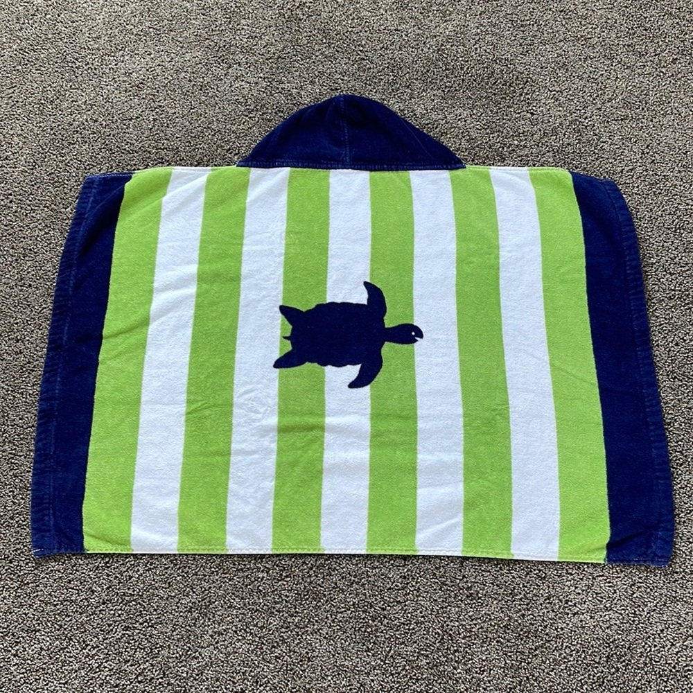 Pottery Barn Kids hooded beach towel